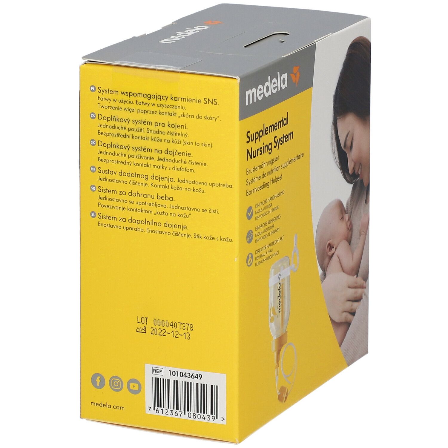 MEDELA Kit d'alimentation du sein