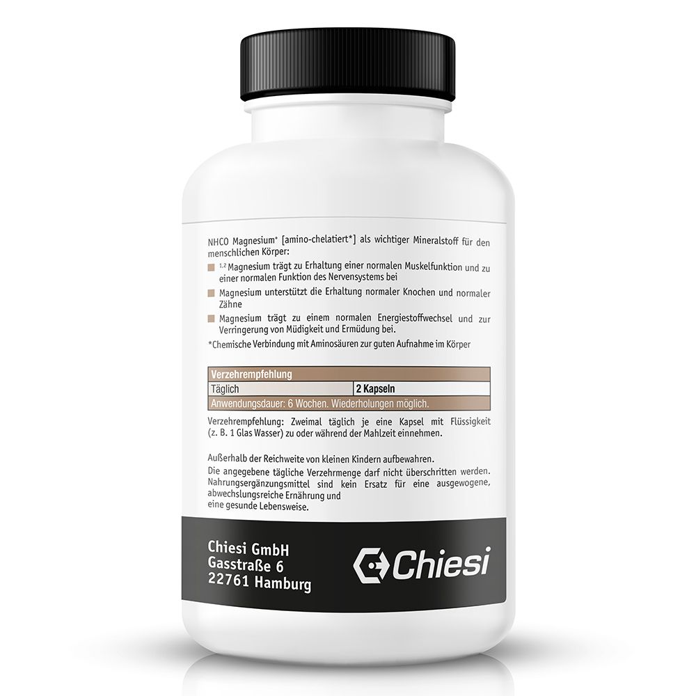 NHCO Magnésium+ amino-chélaté