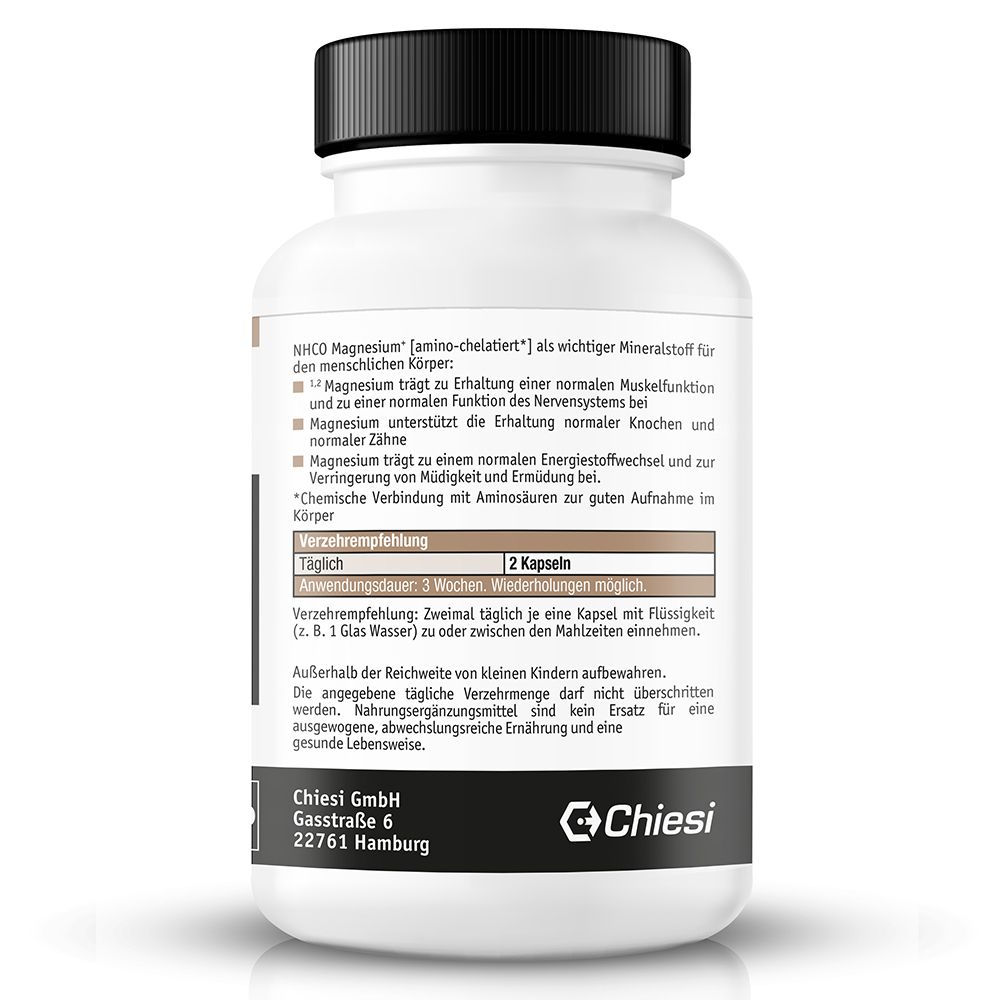 NHCO Magnésium+ amino-chélaté