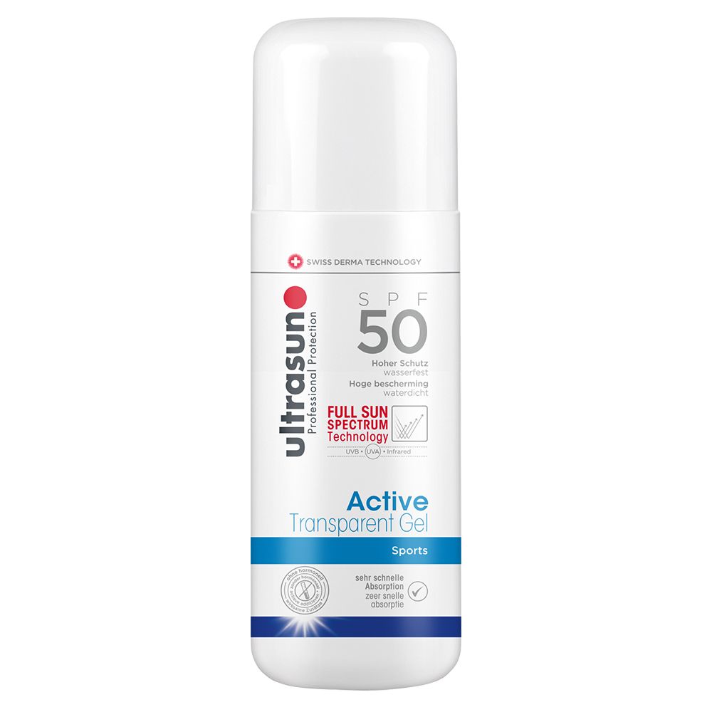 ultrasun Active Transparent Gel SPF50