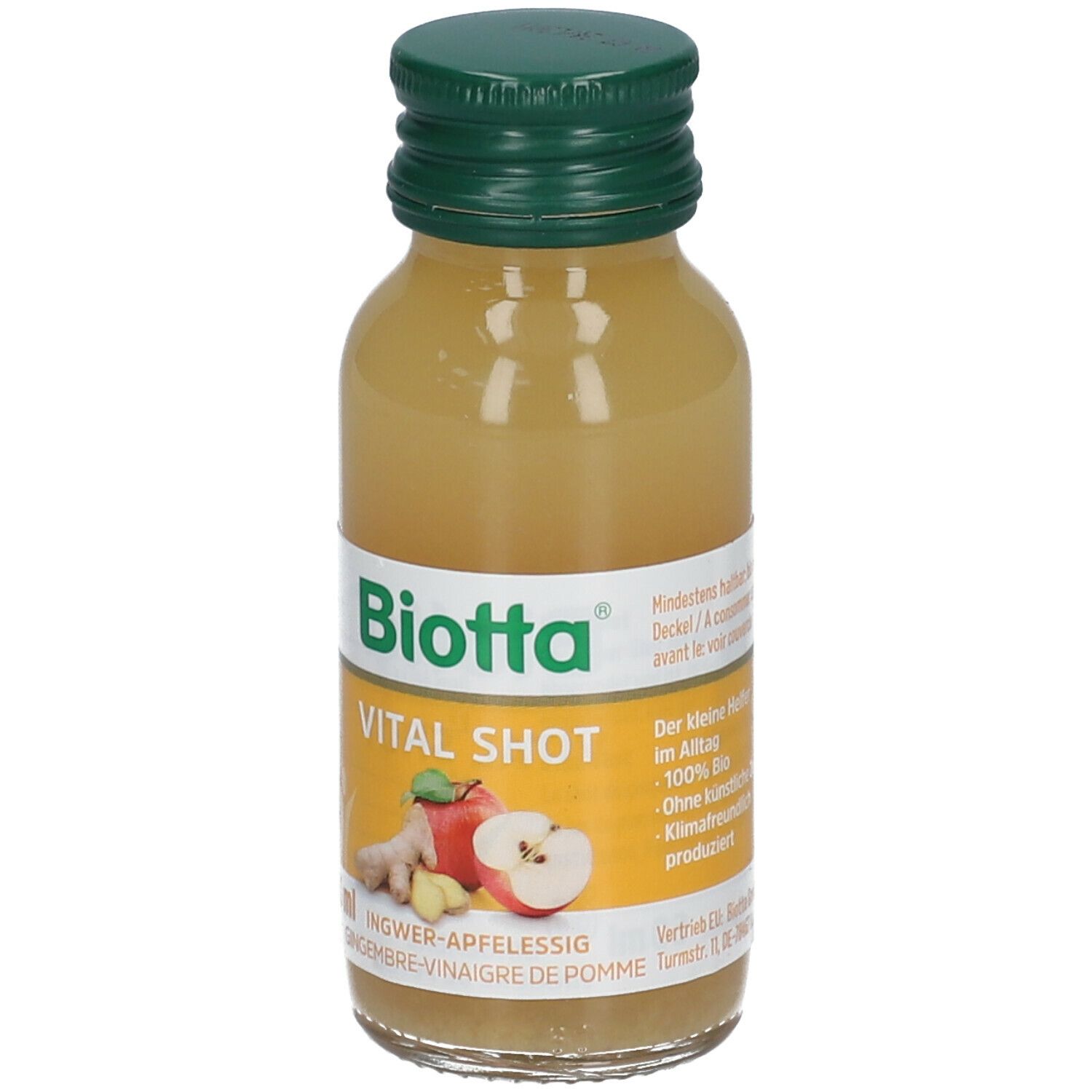 Biotta® Vital Shot Gingembre-Vinaigre de pomme