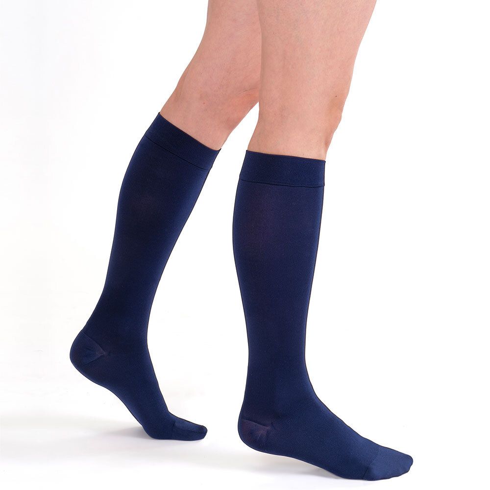 SKYSOCKS Coton AD Mis-bas de soutien 40/41 Noir