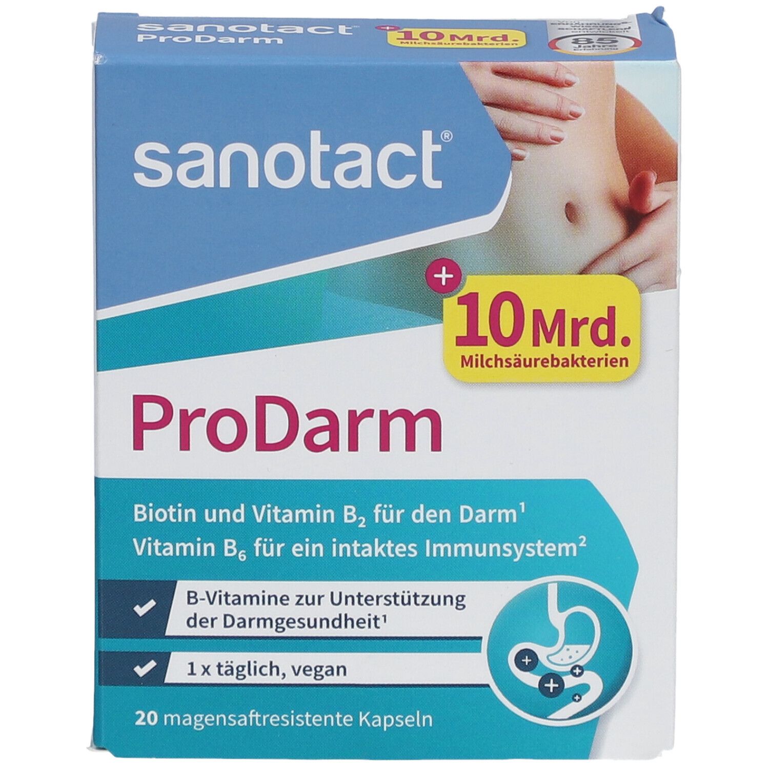 Sanotact ProDarm 10 milliards de bactéries lactiques en gélules