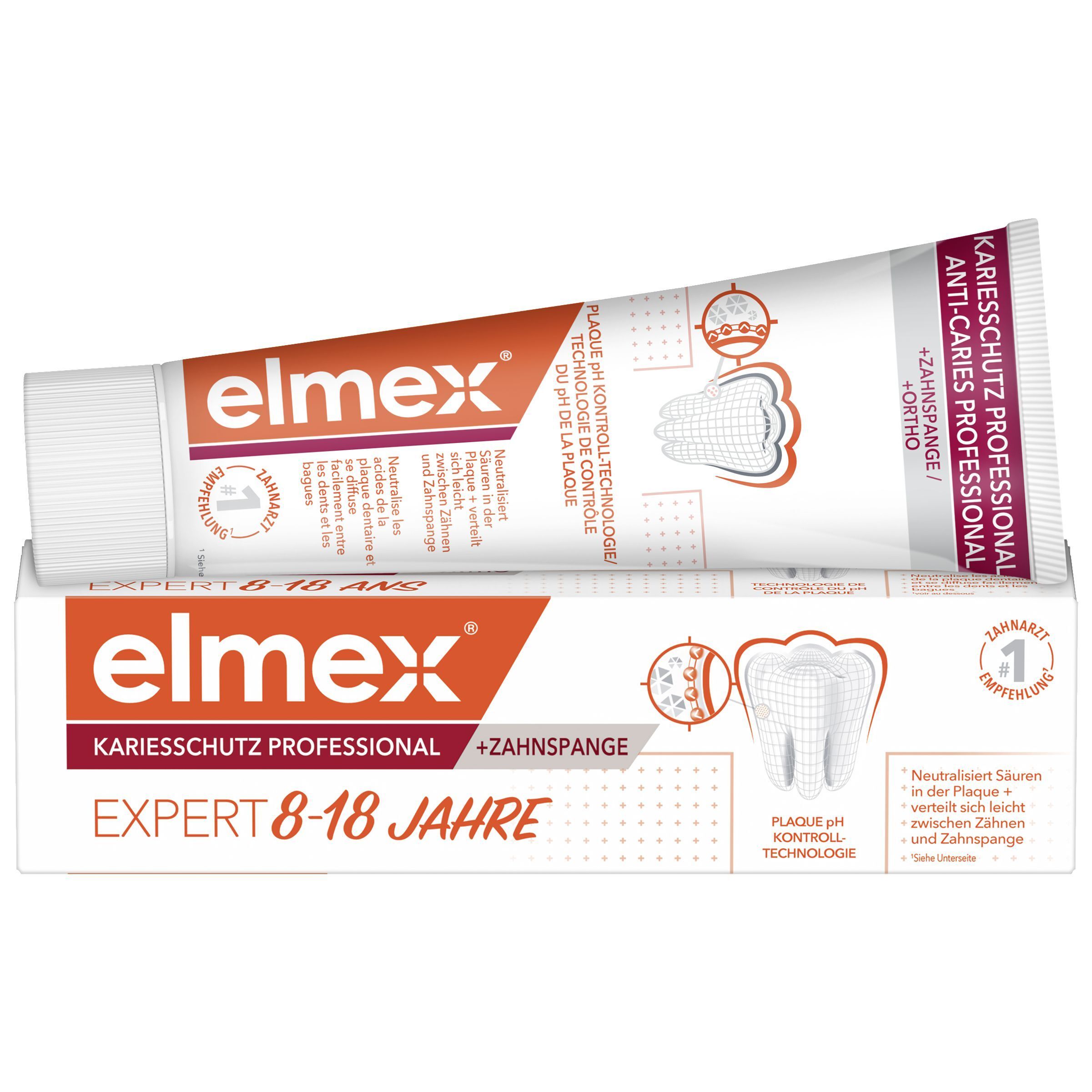 ELMEX protection anti-carie Professional + dentifrice pour appareils dentaires