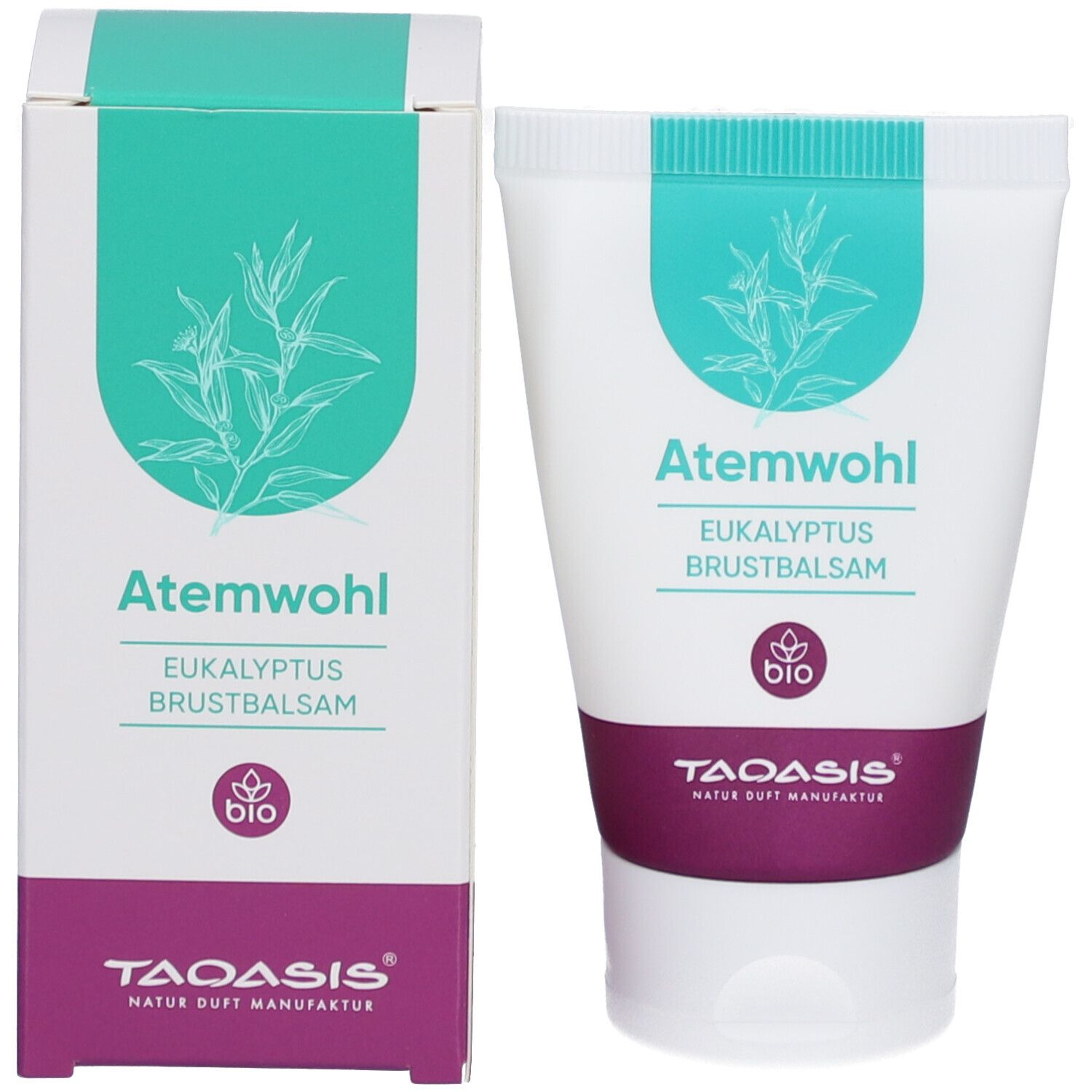 TAOASIS Bien-être respiratoire Baume pour la poitrine à l'eucalyptus