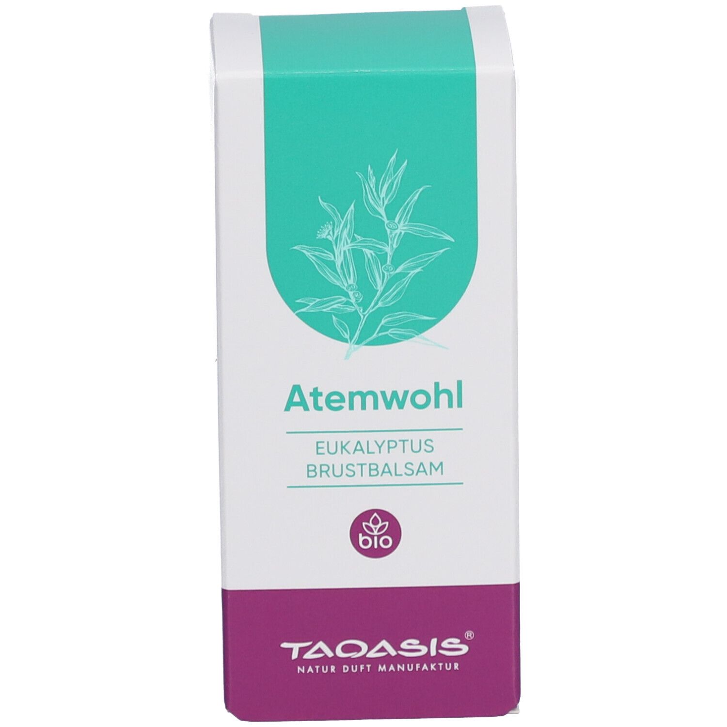 TAOASIS Bien-être respiratoire Baume pour la poitrine à l'eucalyptus