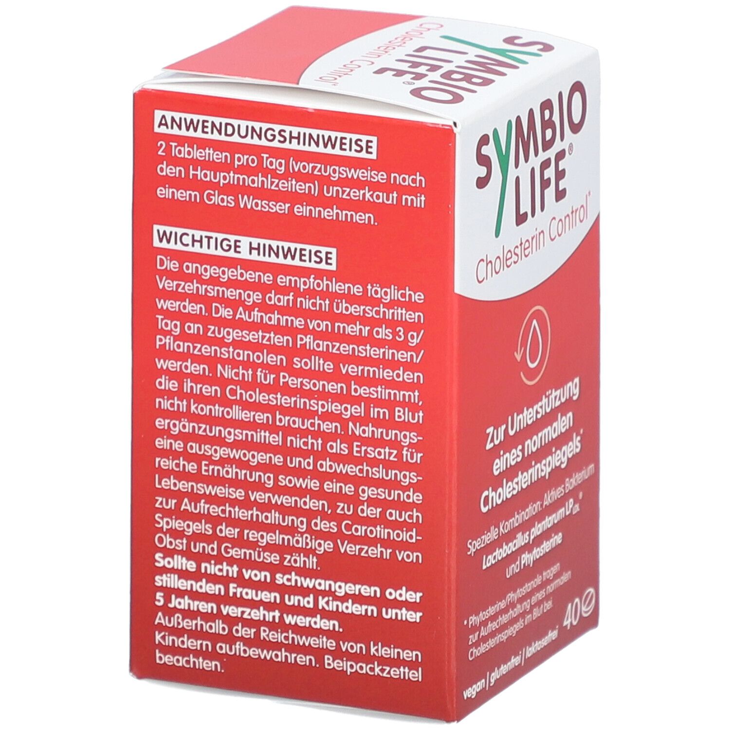 SYMBIOLIFE Cholesterin Control mit Phytosterinen Tab