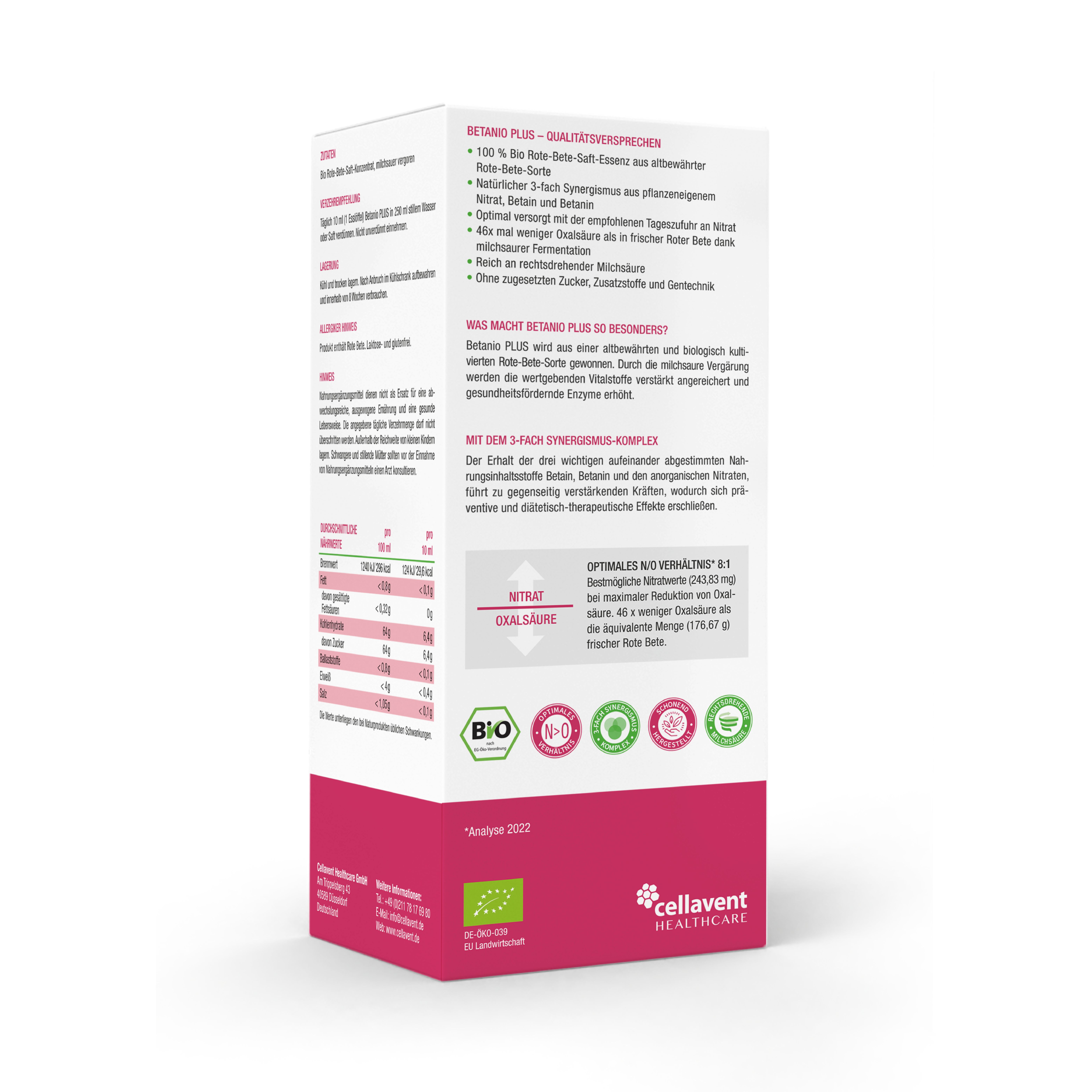 Betanio PLUS - Le concentré de betterave rouge bio