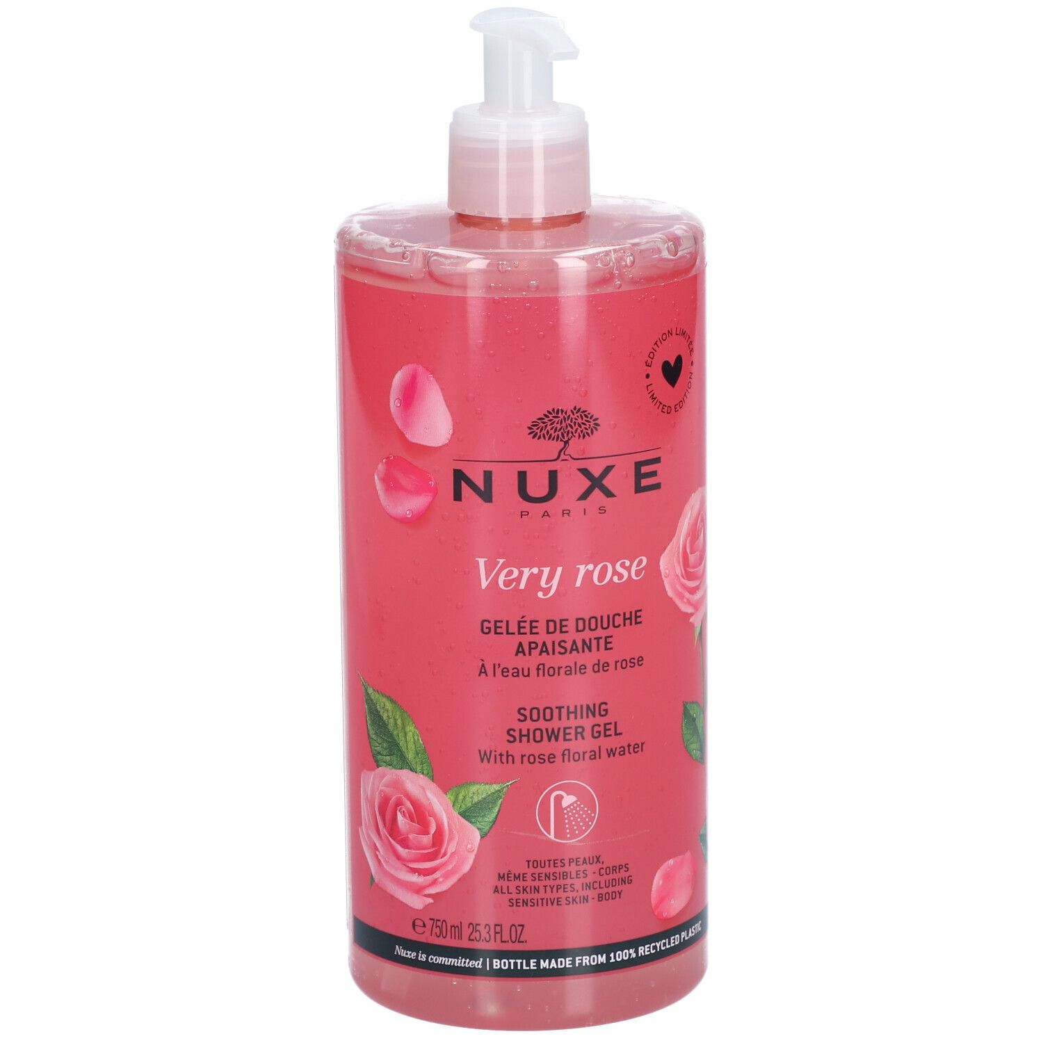 NUXE Very Rose Gelée de douche apaisante