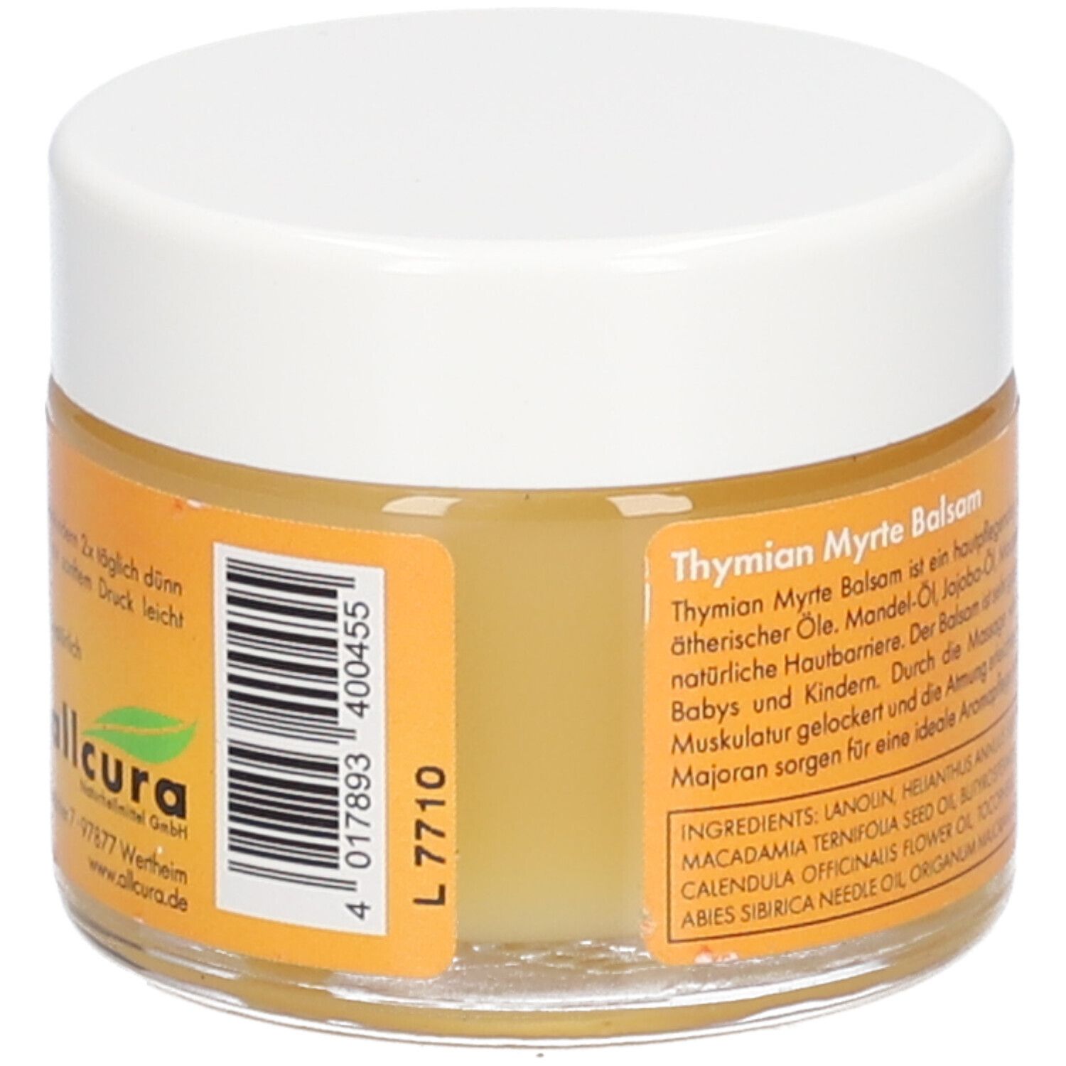 ALLCURE Baume de thym et de myrte pour enfants