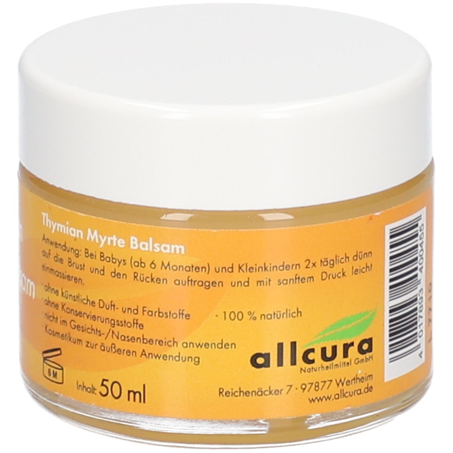 ALLCURE Baume de thym et de myrte pour enfants