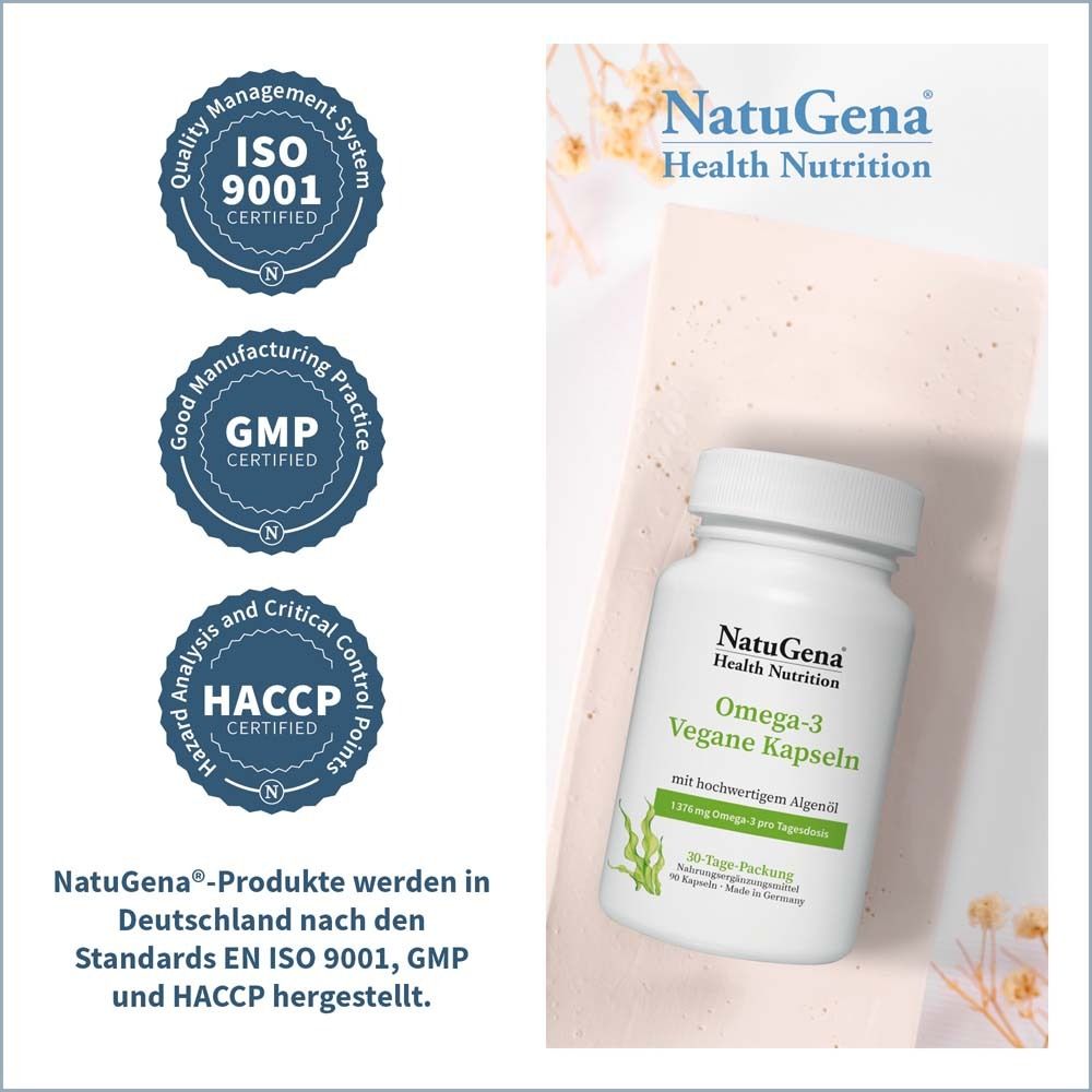 NATUGENA® Oméga-3 Huile d'algue 1376 mg Capsules Végétales