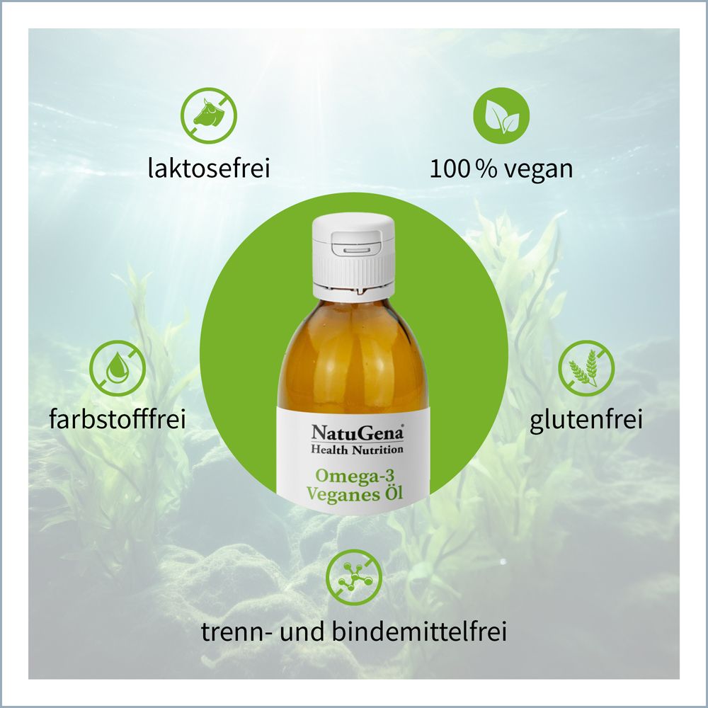 NatuGena® Huile végétalienne oméga-3