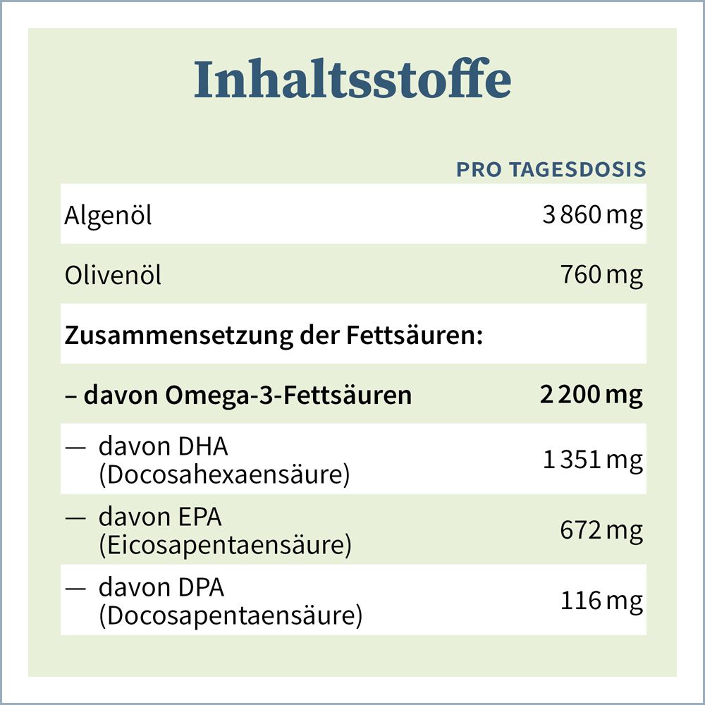 NatuGena® Huile végétalienne oméga-3