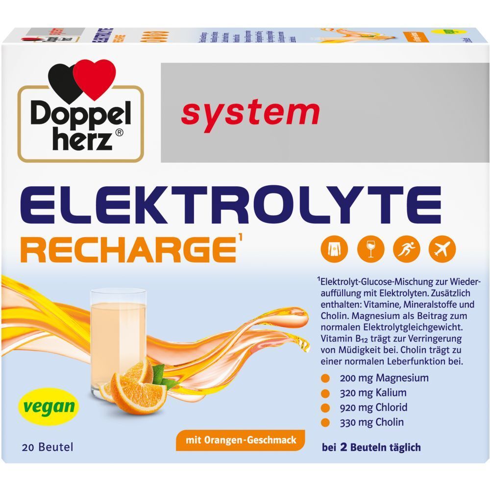 Doppelherz system ELEKTROLYTE RECHARGE - 20 Beutel