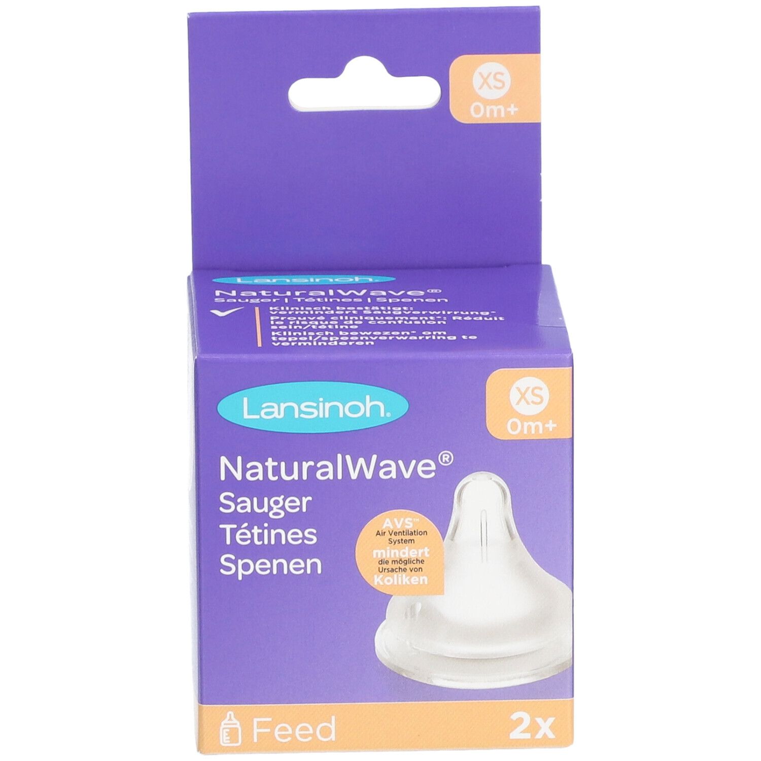 LANSINOH® Tétine NaturalWave® XS