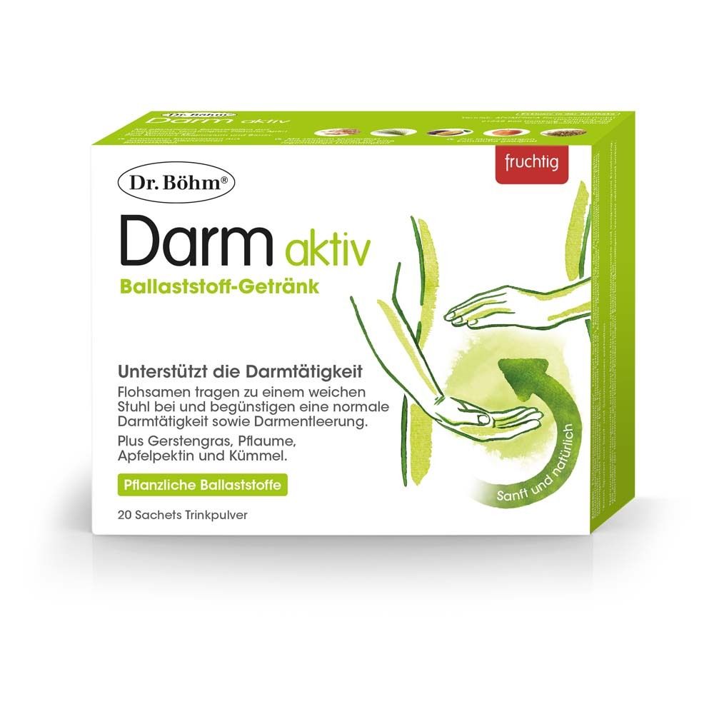 Dr. Böhm® Darm aktiv - Die Lösung bei hartem Stuhl