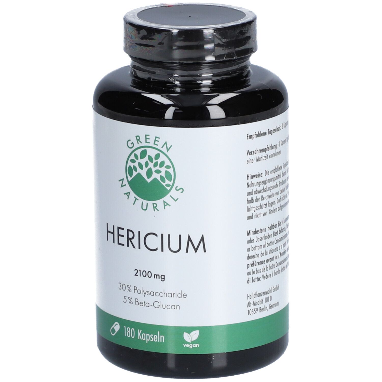 GREEN NATURALS Hericium 2100mg