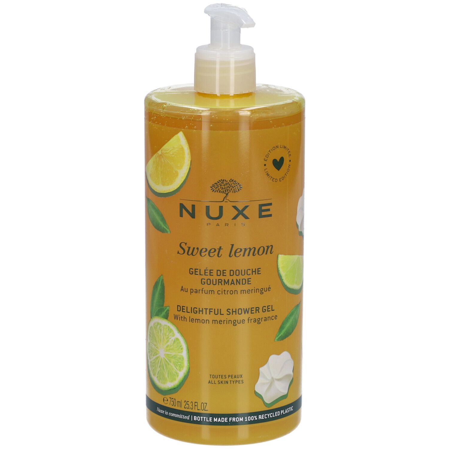 NUXE Gelée de douche gourmande - Citron meringué