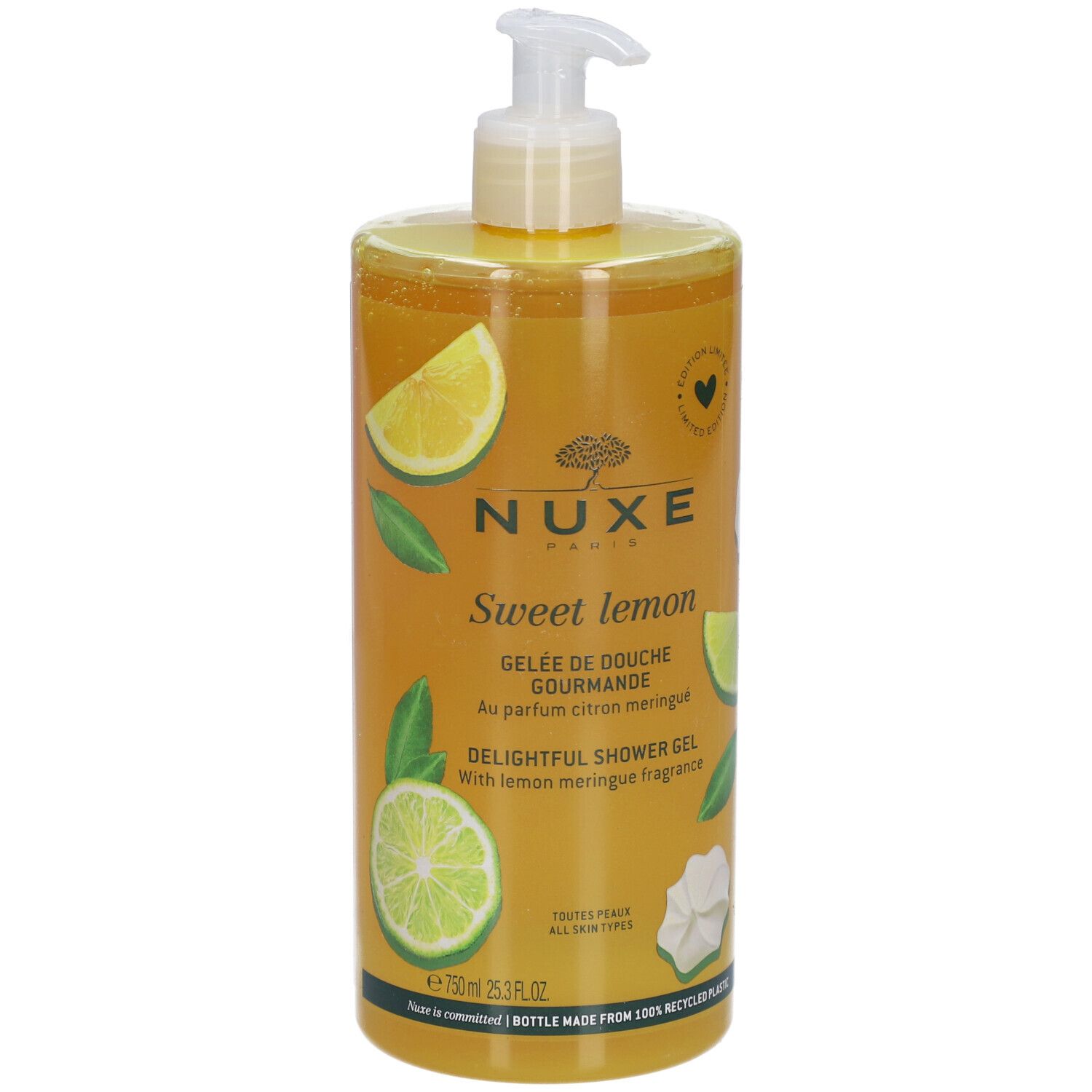 NUXE Gelée de douche gourmande - Citron meringué