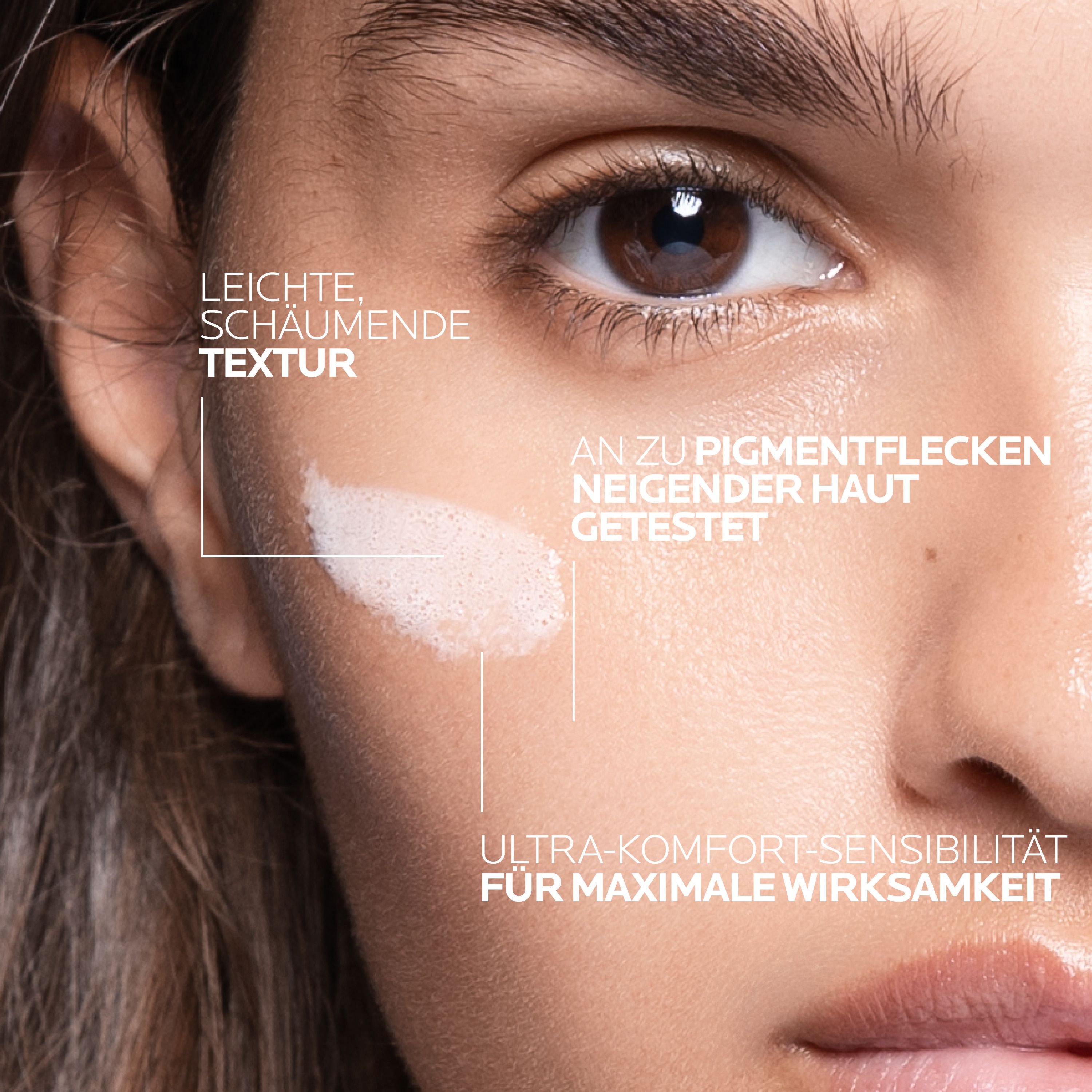 La Roche Posay Mela B3 Klärendes Anti-Pigmentflecken Reinigungsgel mit Melasyl und Niacinamid – für ein sanftes Mikro-Peeling ohne Irritationen.