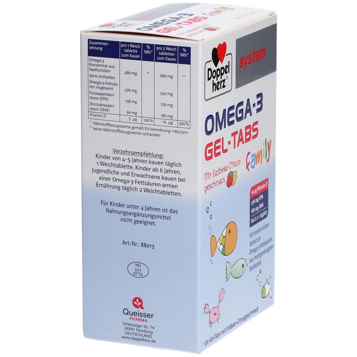Doppelherz® system OMEGA-3 GEL-TABS family