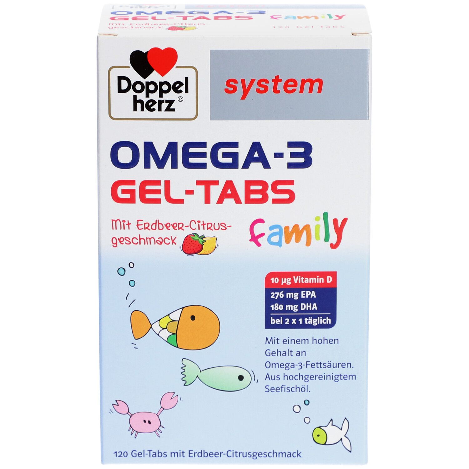 Doppelherz® system OMEGA-3 GEL-TABS family