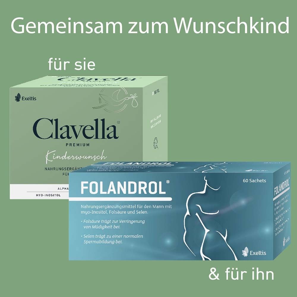 Clavella Premium Kinderwunsch: Zur Monatszyklus-Regulation – mit myo-Inositol