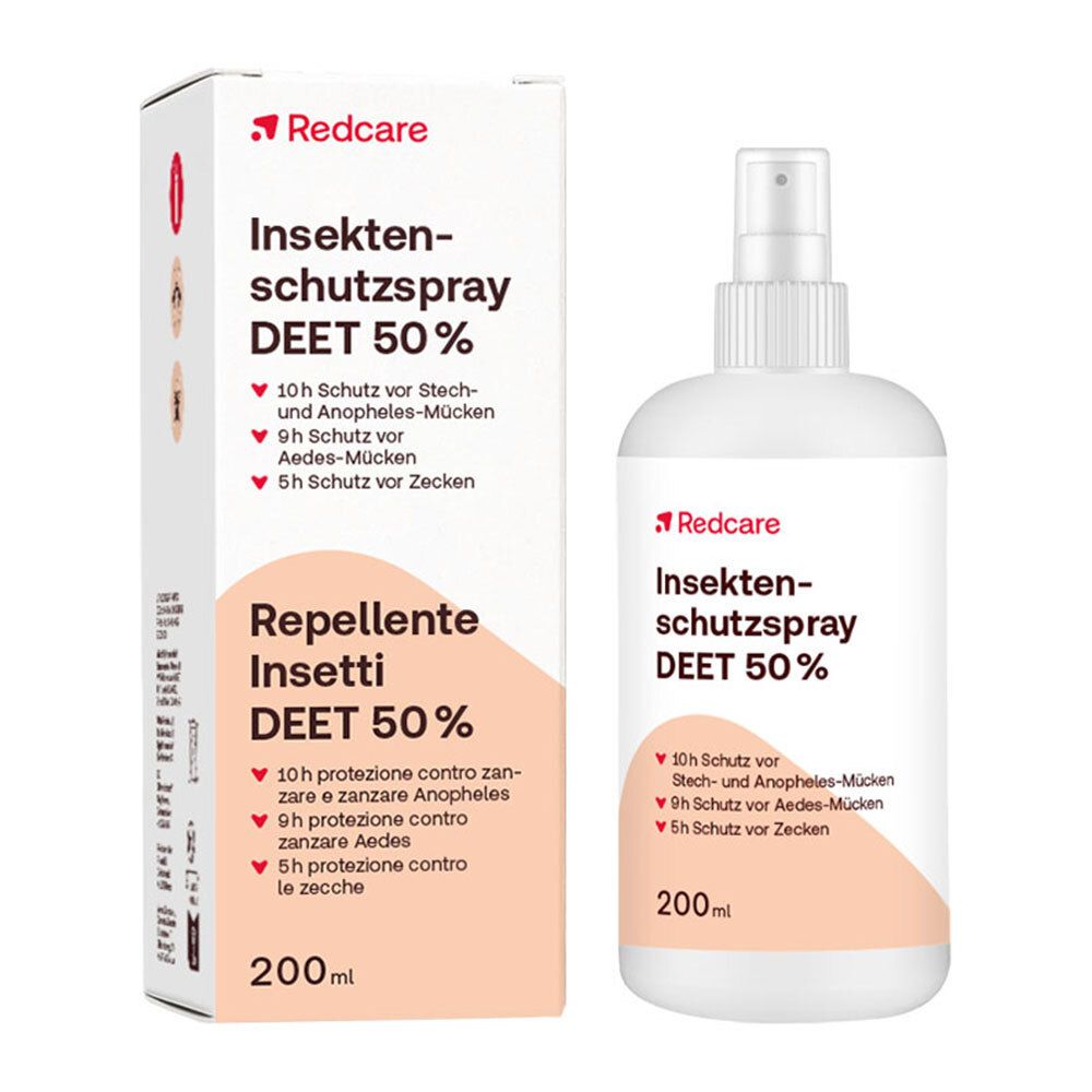 REDCARE Spray anti-moustiques DEET 50%