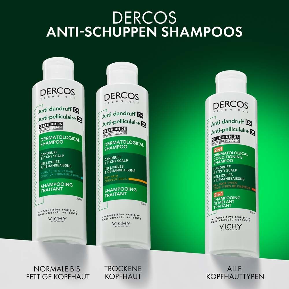 Dercos 2in1 shampooing anti-pelliculaire DS