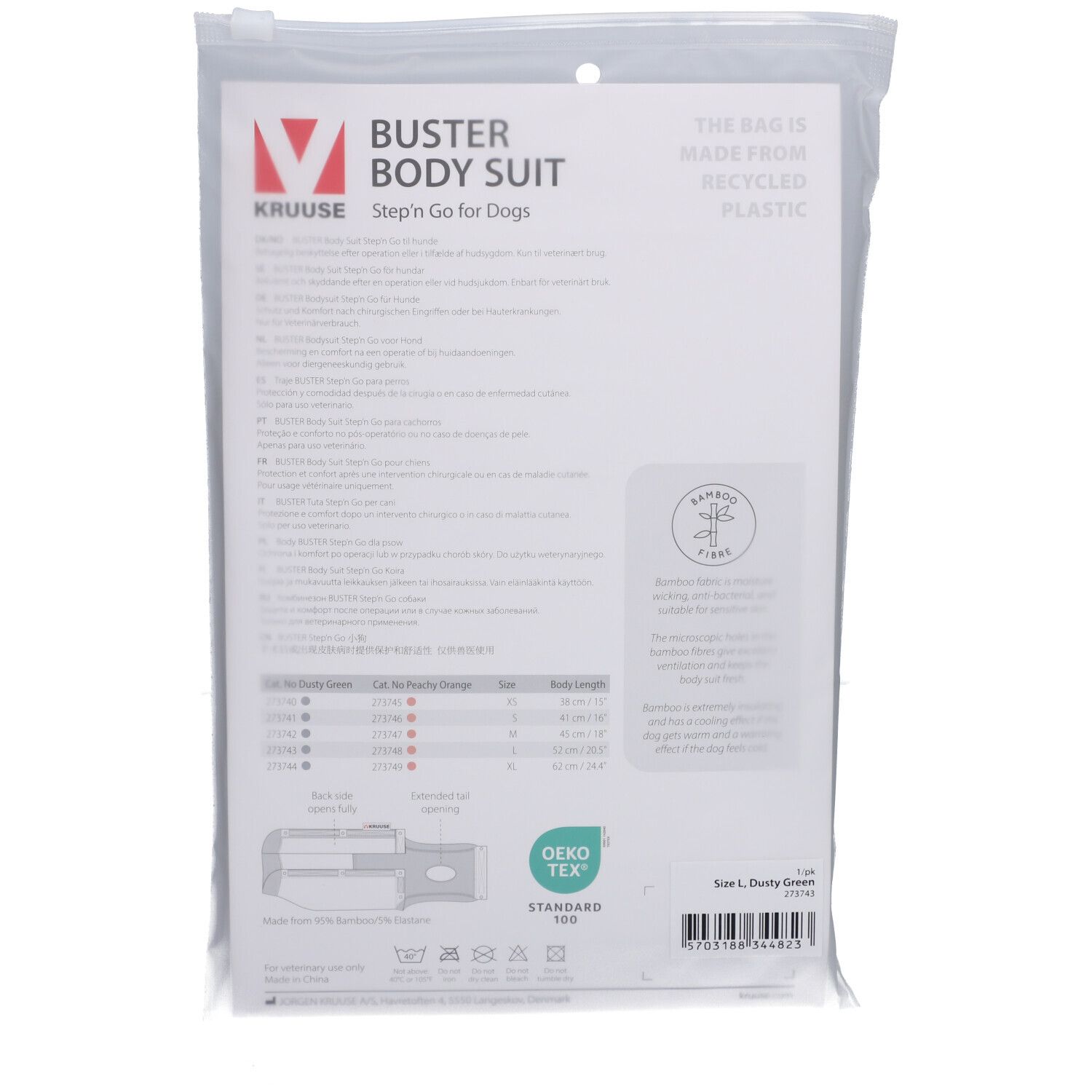 BUSTER Body Suit – Step’n Go for Dogs Gr. L