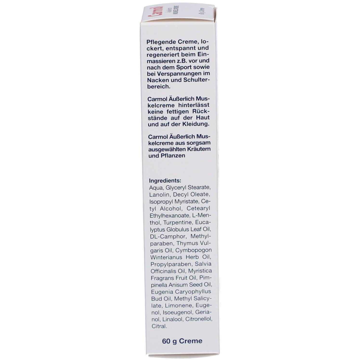 Carmol® Äußerlich Muskelcreme