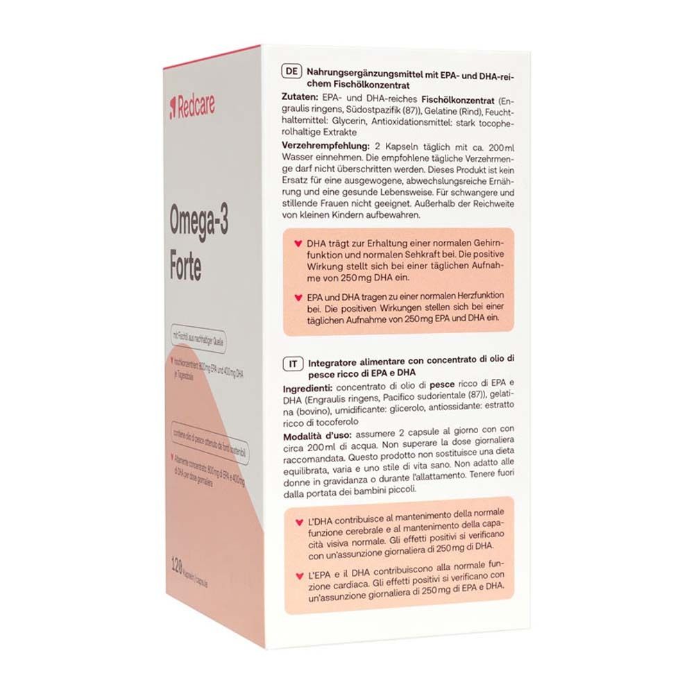 Redcare Omega-3 Forte, Kapseln