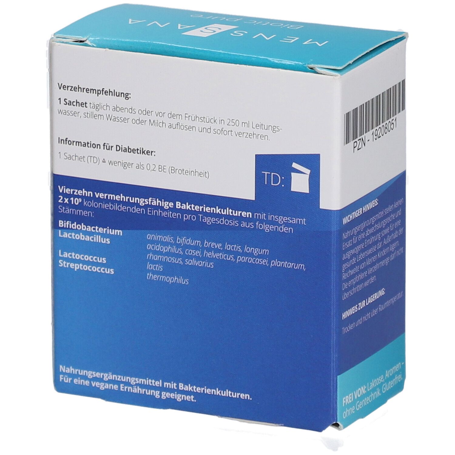 MensSana Biotic pure