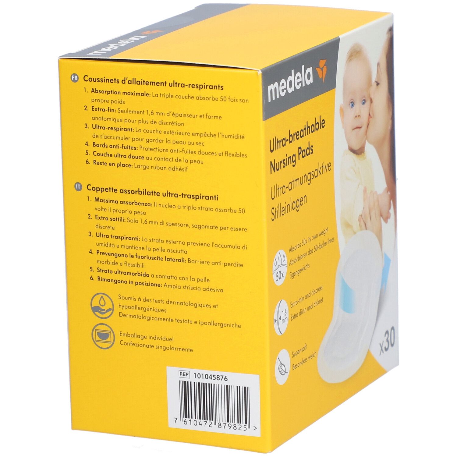 MEDELA Coussinets d'allaitement jetables ultra-respirants