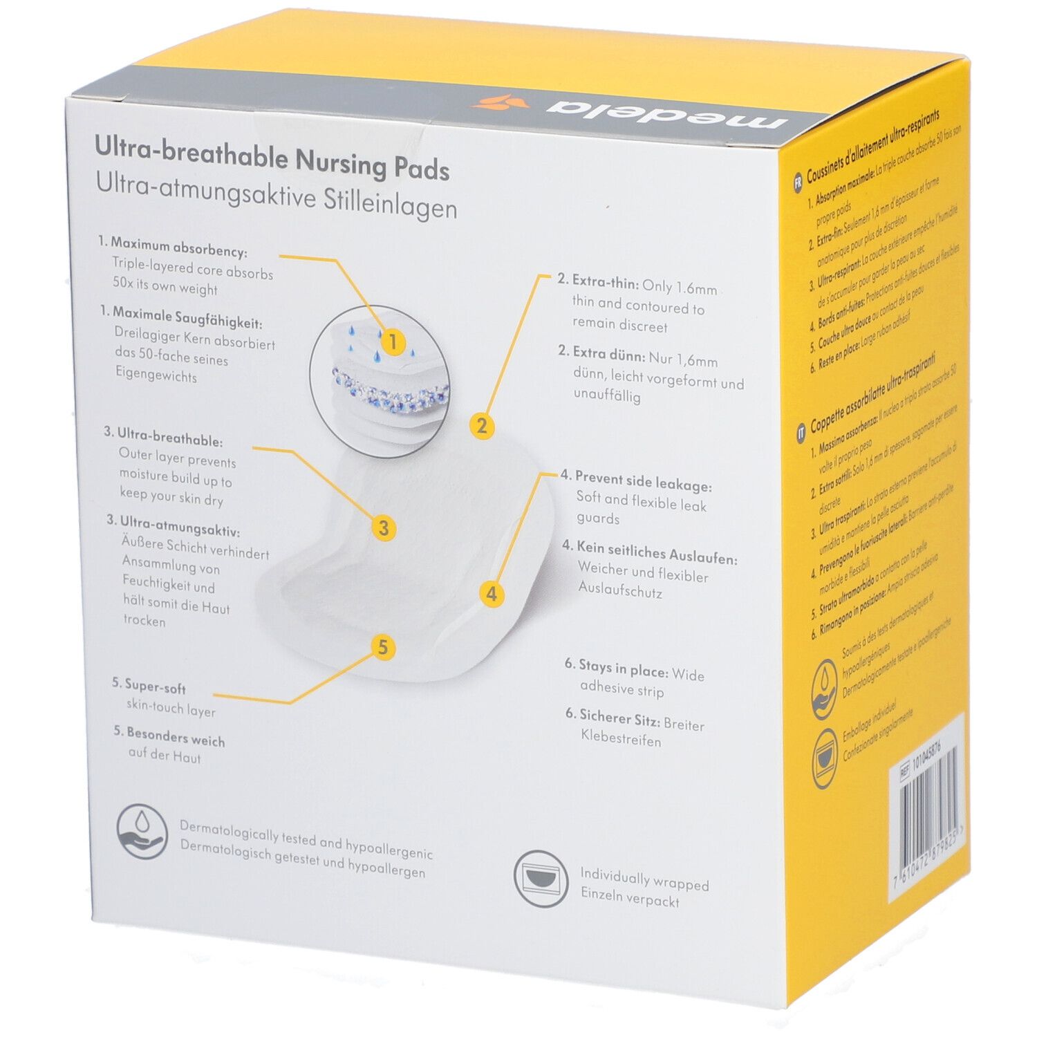 MEDELA Coussinets d'allaitement jetables ultra-respirants