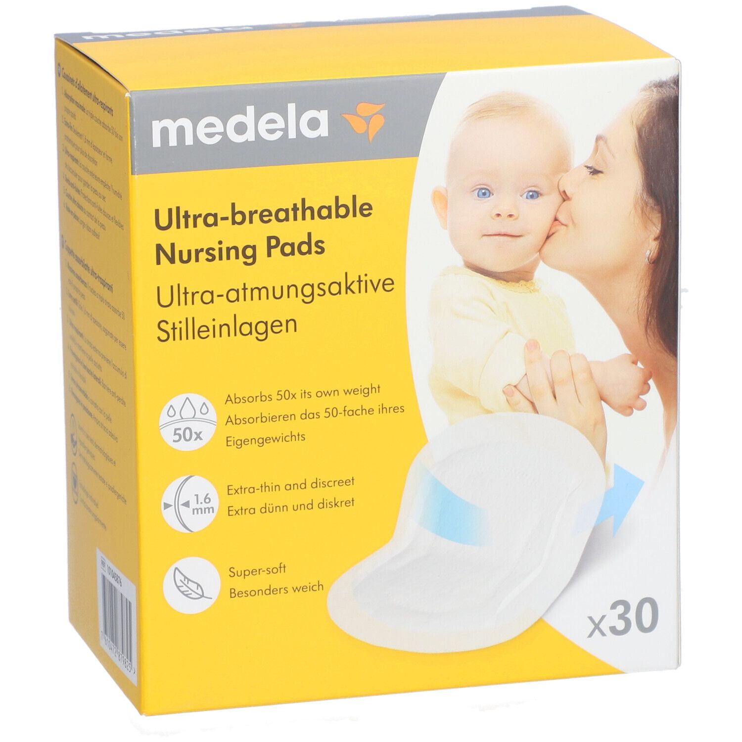 MEDELA Coussinets d'allaitement jetables ultra-respirants