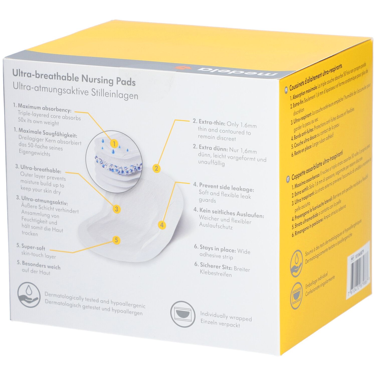 MEDELA Coussinets d'allaitement jetables ultra-respirants