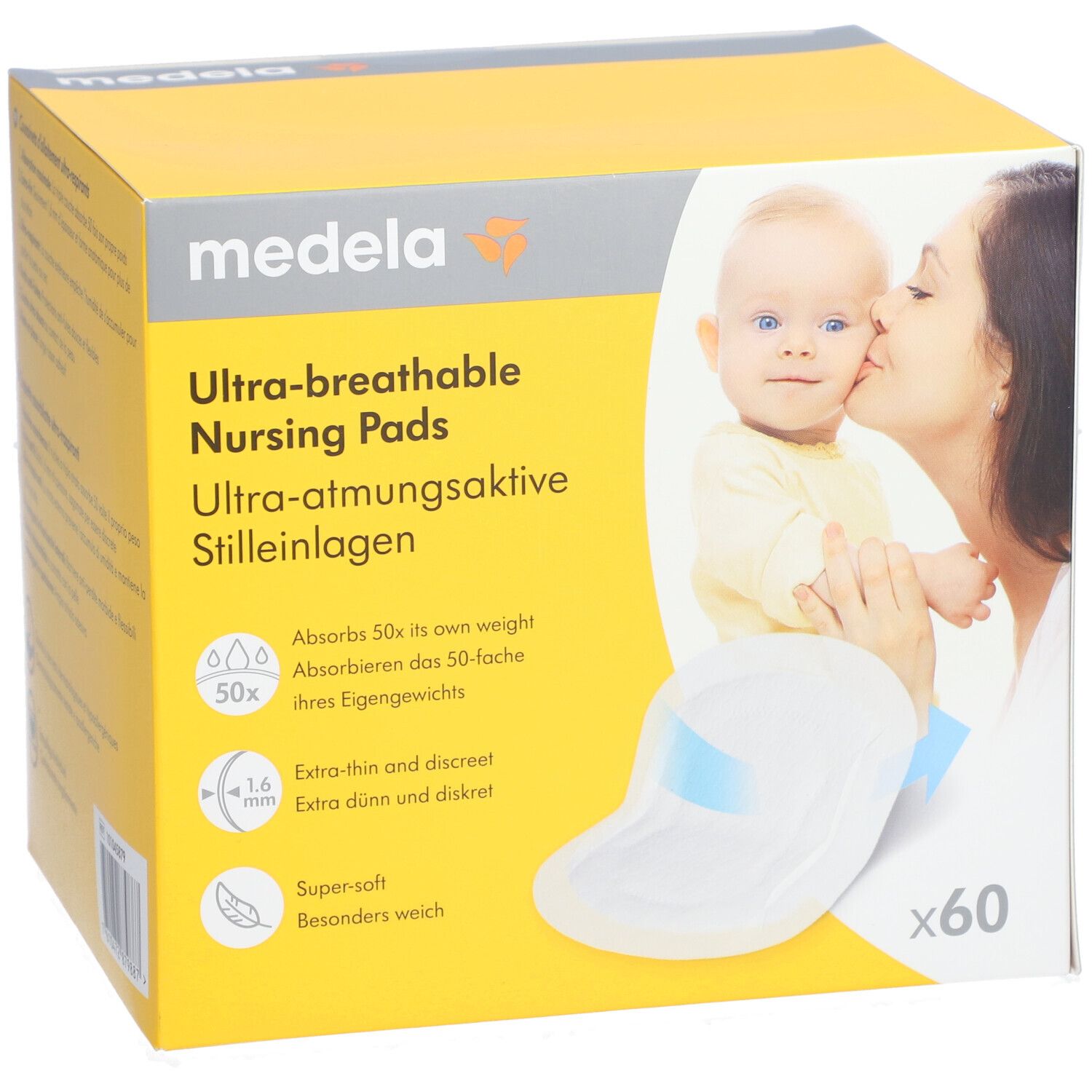 MEDELA Coussinets d'allaitement jetables ultra-respirants