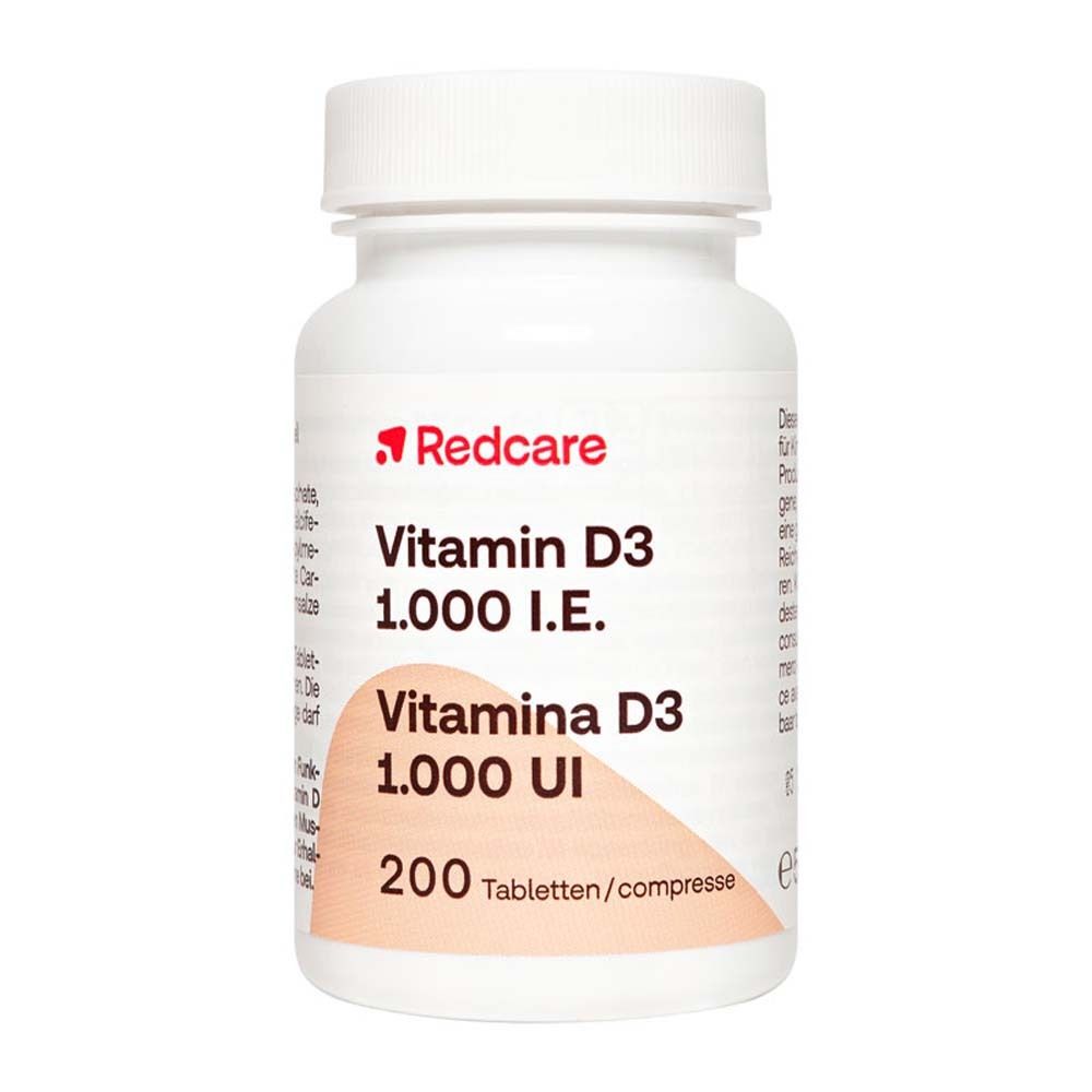 Redcare Vitamin D3 1000 I.E.