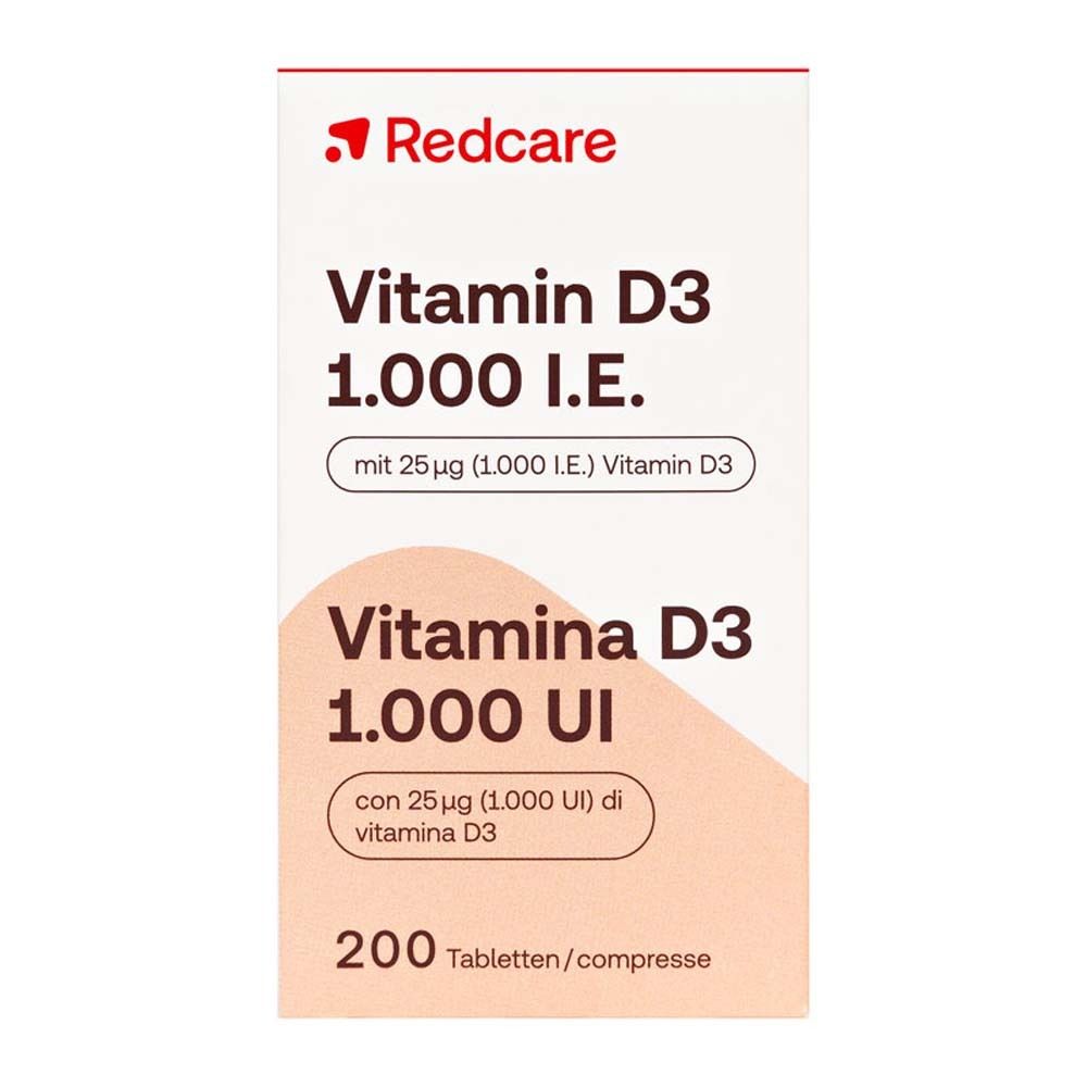 Redcare Vitamine D3 1000 UI