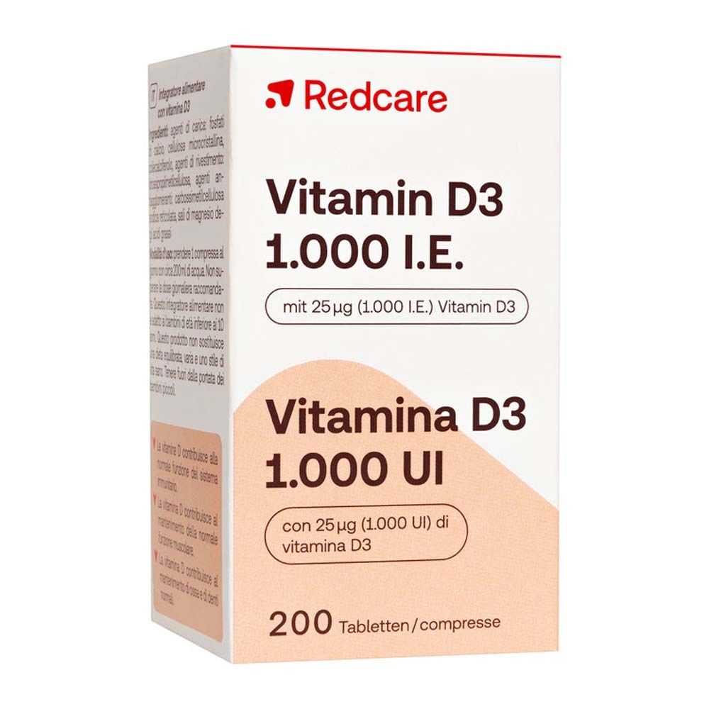 Redcare Vitamin D3 1000 I.E.