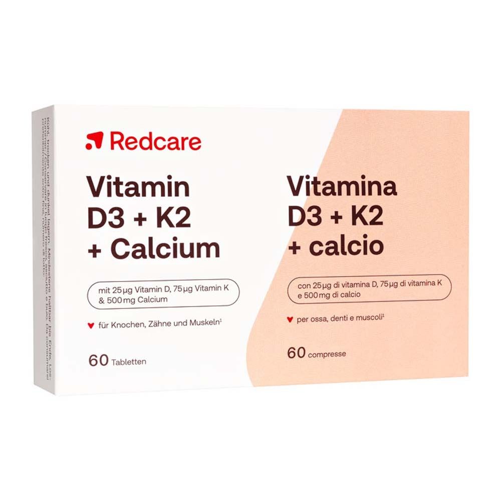 Redcare Vitamin D3, K2 und Calcium