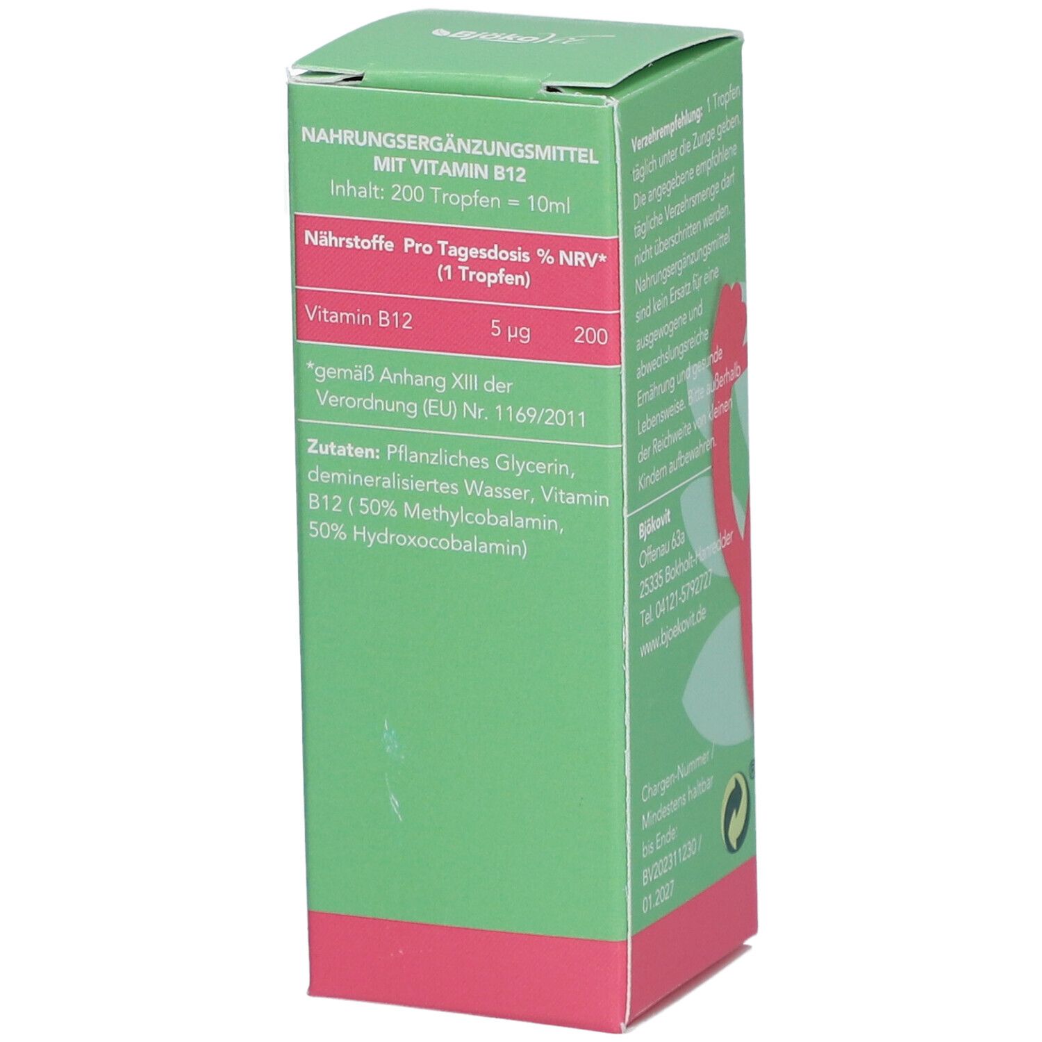 BjökoVit Vitamine B12 enfants gouttes