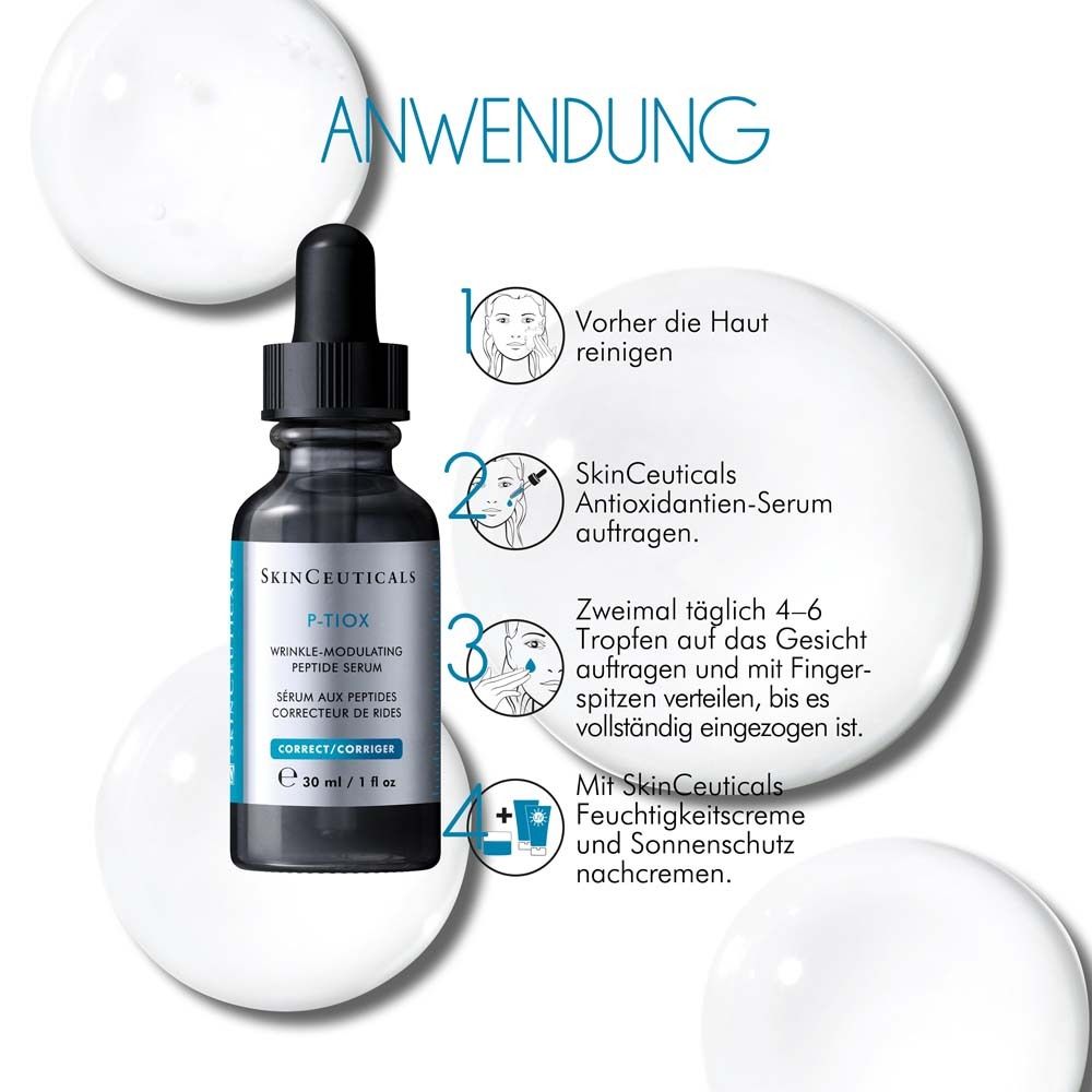 Application : appliquer le sérum. 2x par jour, 4-6 gouttes. Avec hydratant.