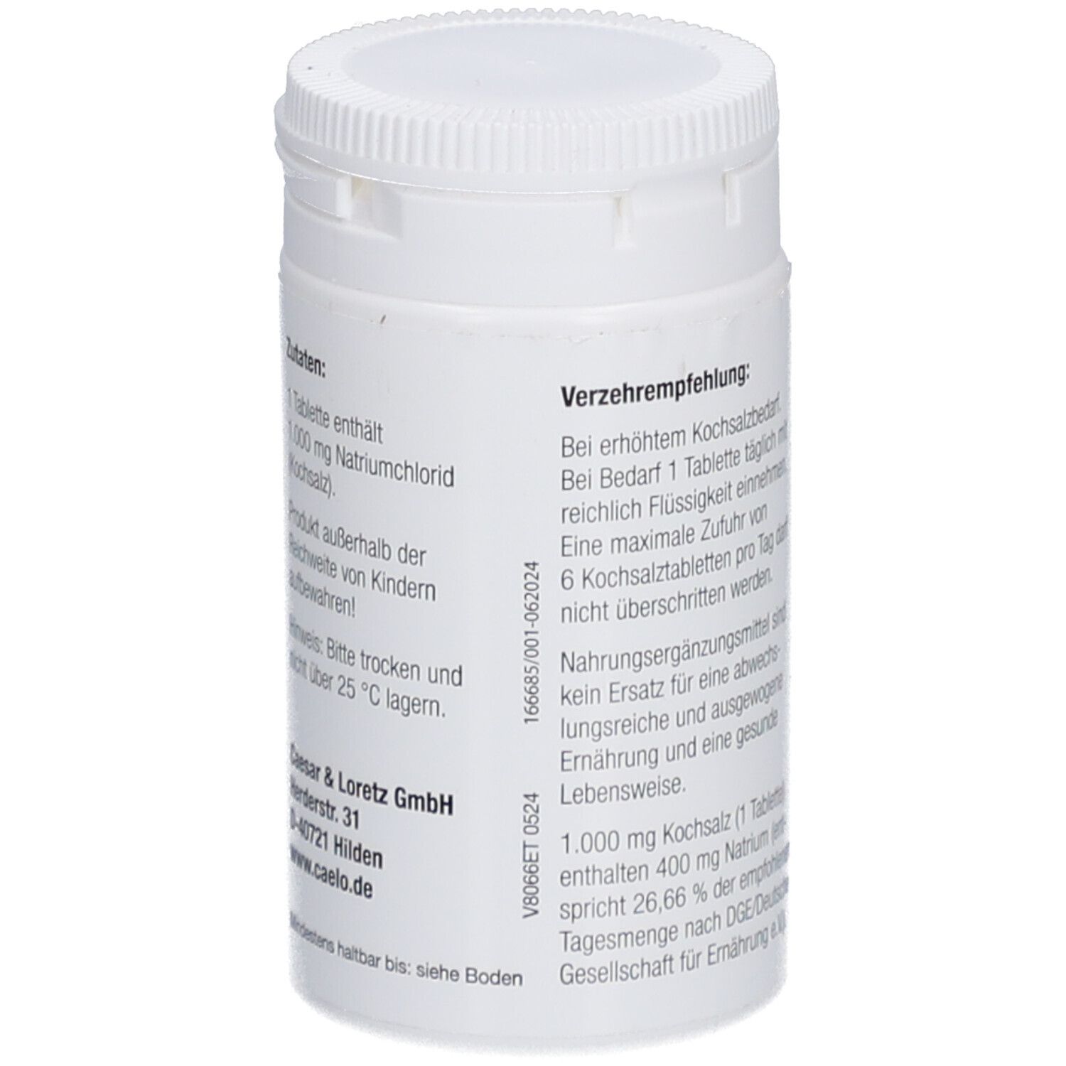 Caelo Sel de cuisine 1000 mg Comprimés