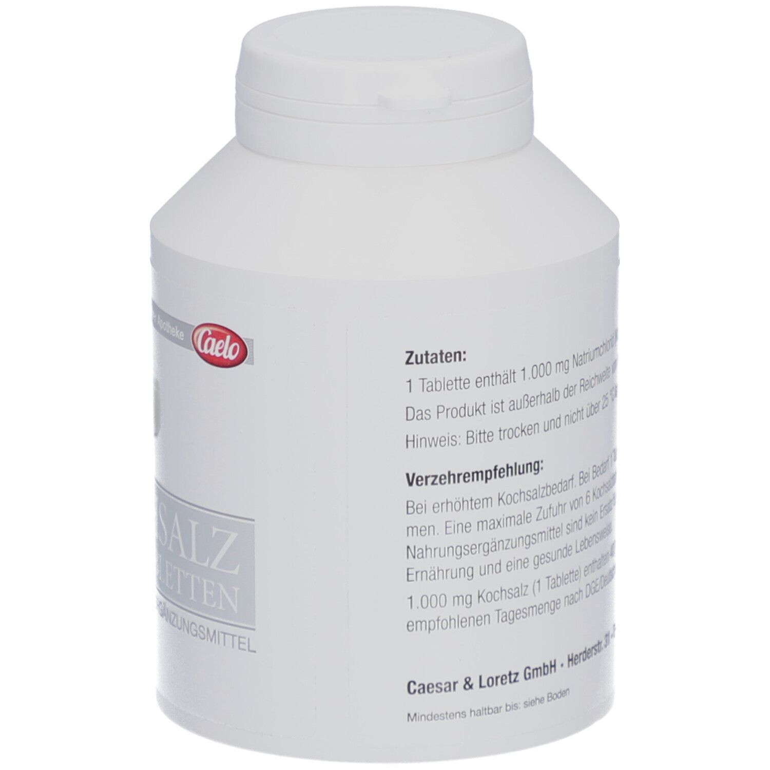 Caelo Sel de cuisine 1000 mg Comprimés