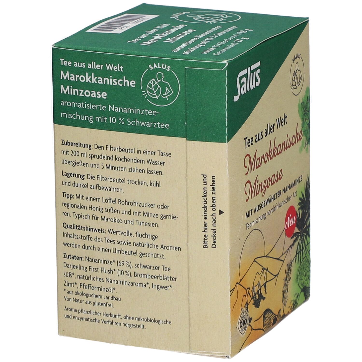 Salus Bio Oasis de menthe marocaine - Mélange de tisanes