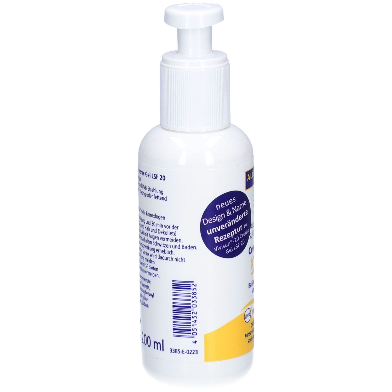 ALLERGIKA SUN PROTECT Creme Gel LSF 20