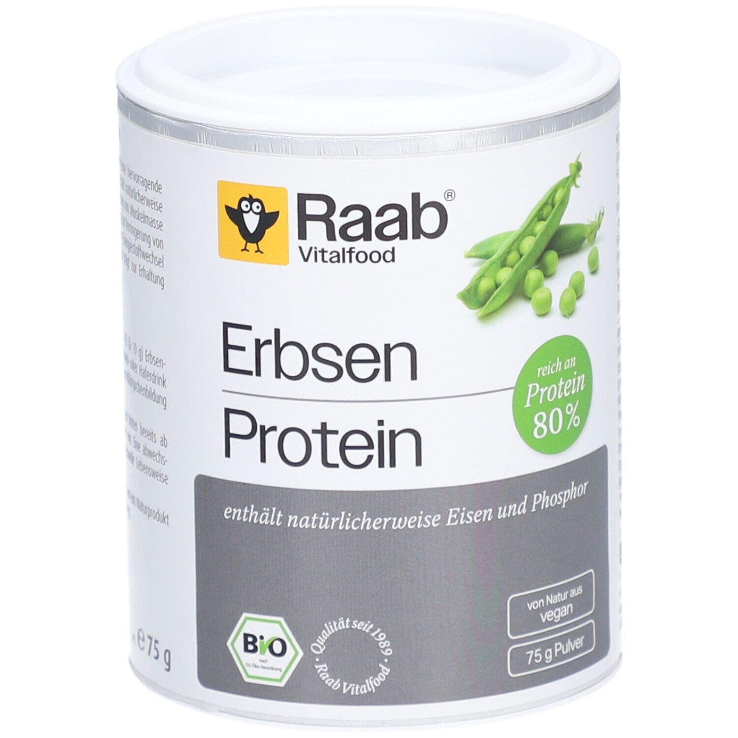 Raab® Protéine de pois bio en poudre